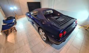 Phoenix Car Detailing Sussex - Dark Blue Ferrari soft top detail