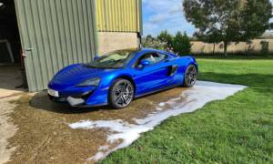 Phoenix Car Detailing Sussex - clean blue McLaren