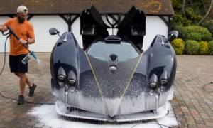 PPhoenix Car Detailing Sussex - blue supercar wash